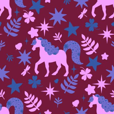 2026 yılının yılbaşı hayvanlarının paketleri ve parti aksesuarları ve çocuk kıyafetleri ve moda tekstili için kusursuz Noel atları modelleri.