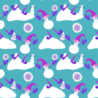 Kardan adam desenli Noel kardan adam desenli ambalajlar, kumaşlar, çarşaflar, çocuk giysileri baskısı, parti aksesuarları ve yeni yıl paketleri. Yüksek kaliteli illüstrasyon