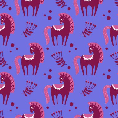 2026 yılının yılbaşı hayvanlarının paketleri ve parti aksesuarları ve çocuk kıyafetleri ve moda tekstili için kusursuz Noel atları modelleri.