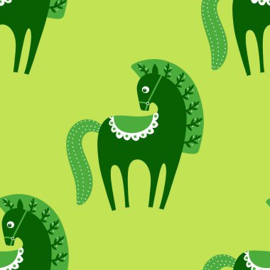 2026 yılının yılbaşı hayvanlarının paketleri ve parti aksesuarları ve çocuk kıyafetleri ve moda tekstili için kusursuz Noel atları modelleri.