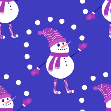 Kardan adam desenli Noel kardan adam desenli ambalajlar, kumaşlar, çarşaflar, çocuk giysileri baskısı, parti aksesuarları ve yeni yıl paketleri. Yüksek kaliteli illüstrasyon