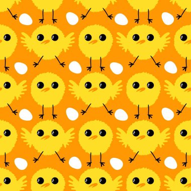 Paskalya tavuğu desenli kumaşlar, kumaşlar, çarşaflar, çocuk kıyafetleri, mutfak aksesuarları ve bahar partisi aksesuarları. Yüksek kalite fotoğraf