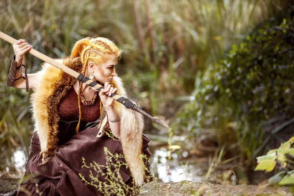 Portrait of a woman of the Amazon — Stock Photo, Image