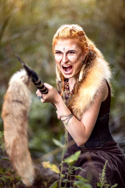 Portrait of a woman of the Amazon. — Stock Photo, Image