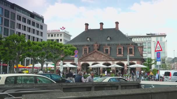 Frankfurt Alemania Circa 2019 Edificio Barroco Hauptwache Fue Construido 1730 — Vídeos de Stock