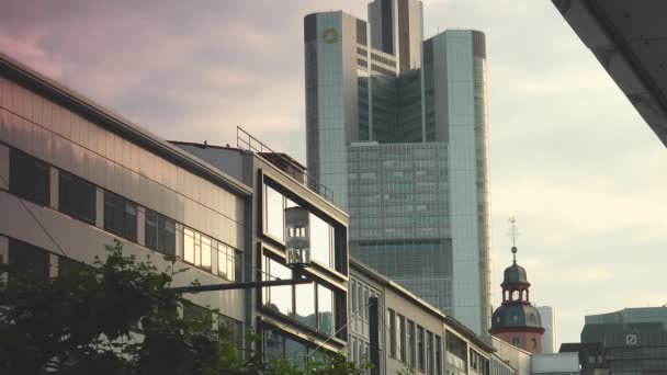 Frankfurt Jermany Sekitar Tahun 2019 Orang Berjalan Sepanjang Zeil Saat — Stok Video