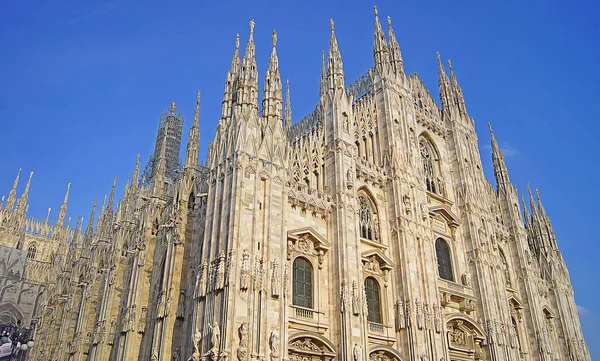 Milano Katedral Digital Olja Effekter Illustration Teknik — Stockfoto