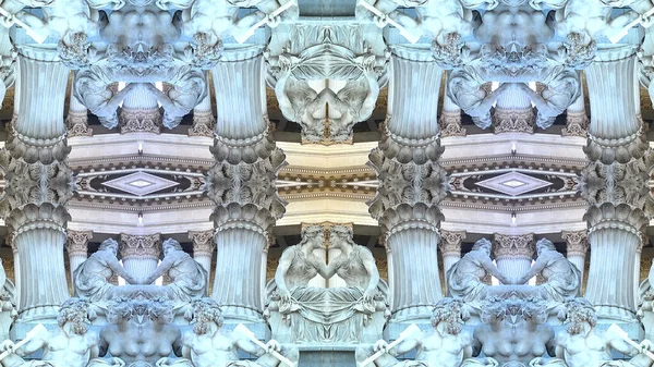 Kaleidoscope Pattern Composition Parliament Vienna Austria Stock Picture