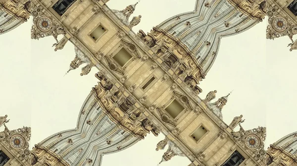 Kaleidoscope Pattern Peters Basilica Rome Stock Image