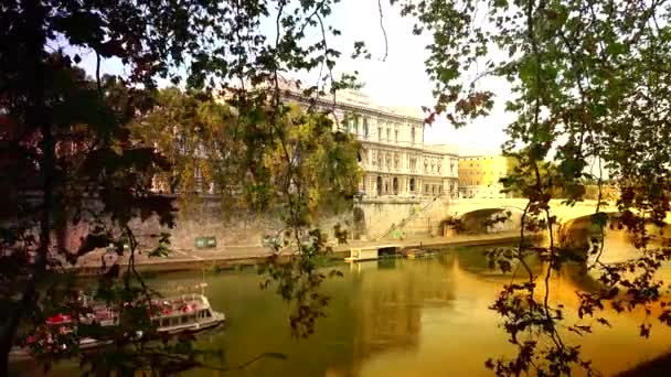 Corte Suprema di Cassazione, Palazzo di Giustizia. Roma, Italia. UltraHD (4K ) — Video Stock