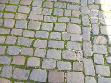 Taş kaldırım dokusu arkaplanı