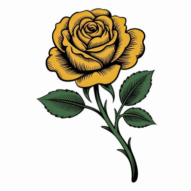 vektör el sarı çizili