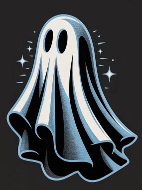 Hayalet, hayalet, cadılar bayramı, vektör, illüstrasyon, izole, cadılar bayramı, hayalet, hayalet, tasarım, bayram, kutlama, parti,