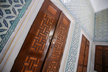 17-04-2025 İstanbul-Türkiye: Topkapı Sarayı 'ndaki Harem Bölümü' nün İç Avlusu