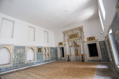 17-04-2025 İstanbul-Türkiye: Topkapı Sarayı 'ndaki Harem Bölümü' nün İç Avlusu