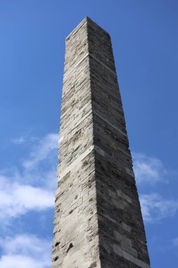 İsrail 'in antik kentinin anıtı.