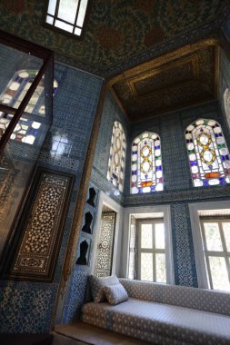 İstanbul, Türkiye - Nisan 016, 209: Topkapı Sarayı 'nın içi, İstanbul' daki Topkapı Sarayı