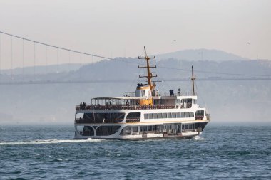 İstanbul, Türkiye - Ocak 20, 20, 2: Boğaz, Boğaz feribotu, İstanbul