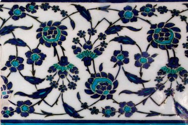 Çiçek desenli Osmanlı Duvarı Döşemeleri