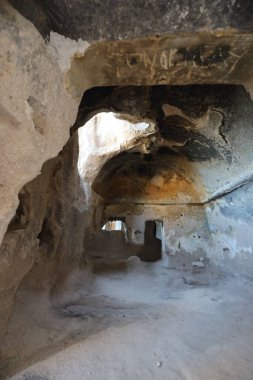 Kapadokya 'da hindi mağarası.