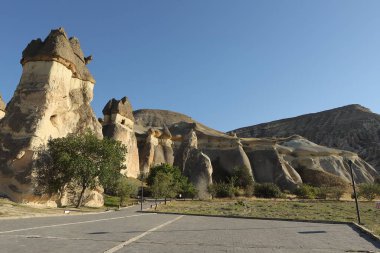 Kapadokya anadolu 'nun güzel bir bölgesidir, hindi.,
