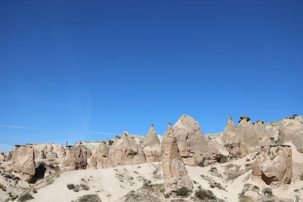 Kapadokya Vadisi manzarası. hindi
