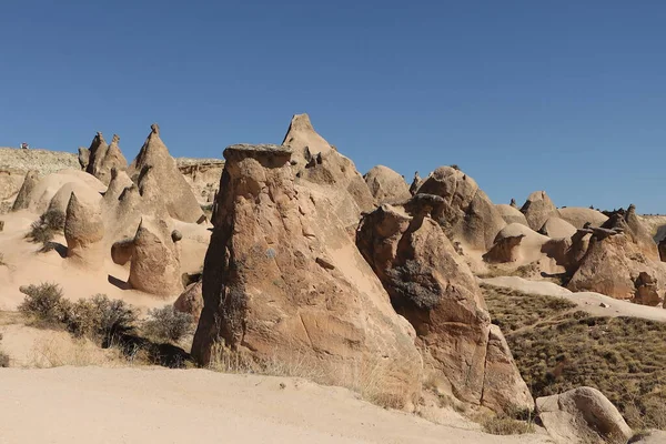 Kapadokya 'nın güzel manzarası. hindi