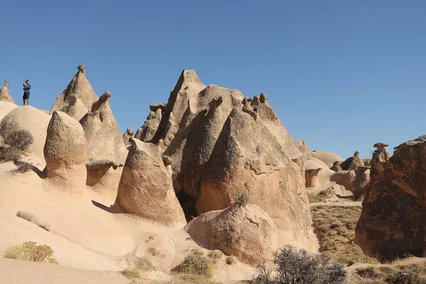 Nevsehir 'deki kapadokya vadisi, hindi.