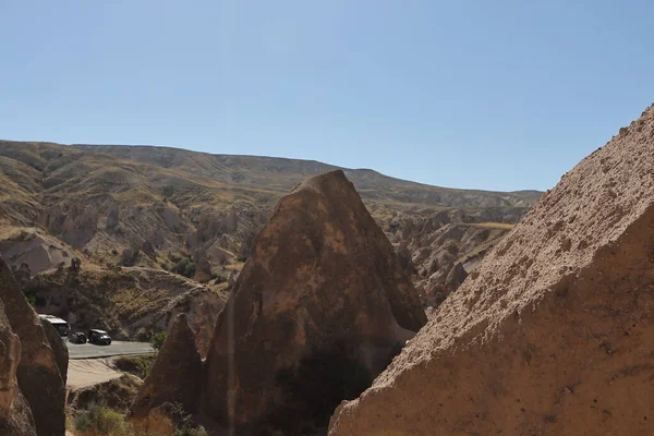 Kapadokya 'nın hindideki güzel manzarası