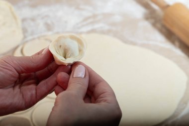 El yapımı hamurlar, dolma hamuru, geleneksel tatil yemekleri, ev yemeklerinin gerçekçi fotoğrafları, Paskalya ve Noel hazırlıkları.