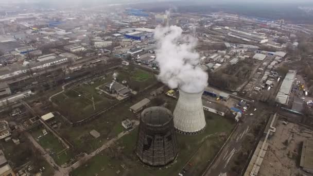 Centrale elettrica a tubi di vapore — Video Stock