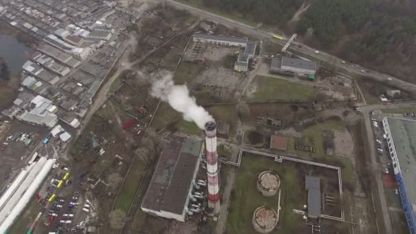 Centrale elettrica a tubi di vapore — Video Stock