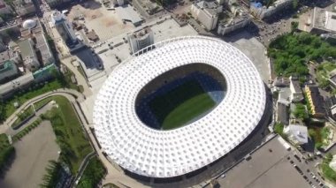 Stadyumu Arena üzerinde uçan kamera