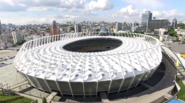 Stadyumu Arena üzerinde uçan kamera