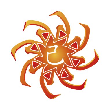 Çin hiyerogliflerinin sembolü. 10 zodyak sapları çevirisi, feng shui işaretleri hiyeroglif: 