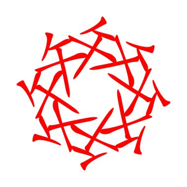 Çin hiyeroglif sembol. Çeviri 12 zodyak hayvanlar Şubesi, feng shui hiyeroglif işaretler: 'At'. Beş Element.