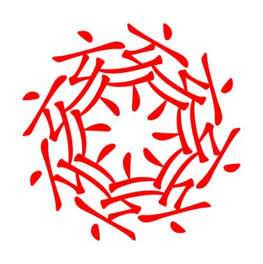 Çin hiyeroglif sembol. Çeviri 12 zodyak hayvanlar Şubesi, feng shui hiyeroglif işaretler: 'Köpek'. Beş Element. Yang toprak elementi. Kırmızı degrade