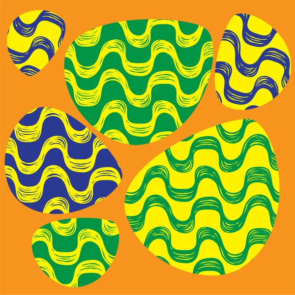 Modèle de plage Ipanema . — Image vectorielle