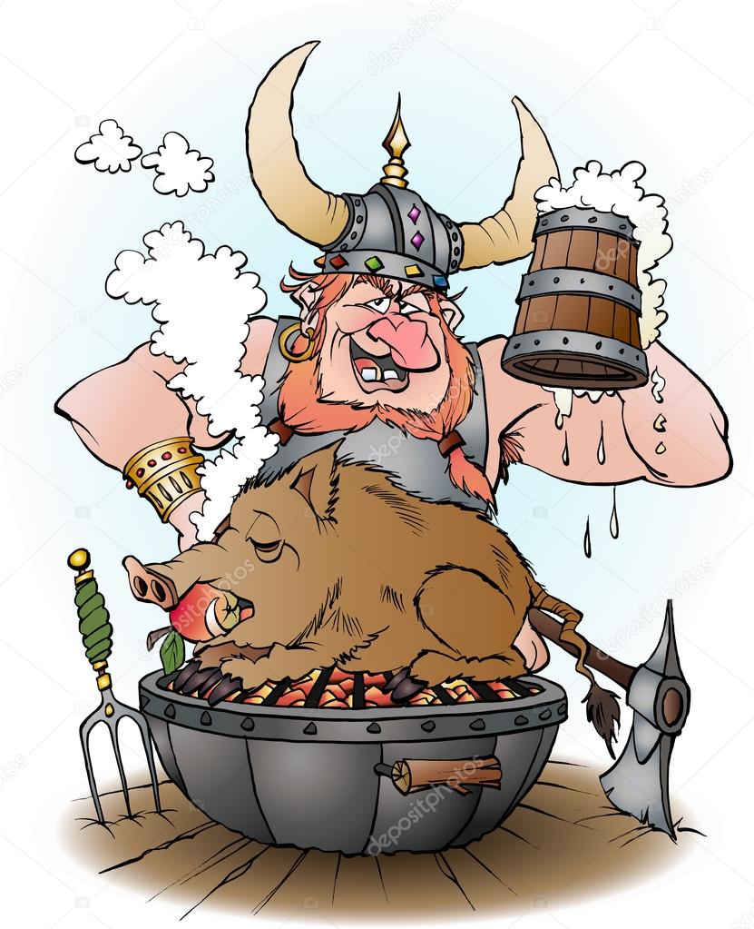 Viking invites to party