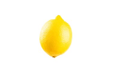 Lemon beyaz arka planda izole edilmiş. Dilimlenmiş limon meyvesi. Turunçgil yapraklı taze limon meyvesi. Limon suyu. Şablon. Metin için boşluk.