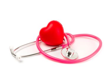 Steteskop beyaz arka planda izole edilmiş. Tıbbi alet. Tıbbi konsept. Sağlık hizmetleri. Sağlık Günü. Doktor ekipmanı. Kardiyoloji. Kalp hastalığı. Akciğer teşhisi. Solunum iltihabı teşhisi.