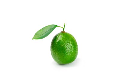 Beyaz arka planda taze limon izole edilmiş. Bir kasede tam limon ve dilimler. Citrus. C vitamini diyeti. Tropik meyveler. Yaz ferahlatıcı limonata ya da mojito konsepti.