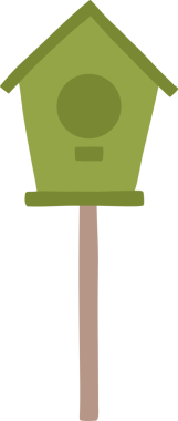 Kuş yassı tasarım tasarımı, ulusal kuş gününden esinlenilmiş sevimli renkli bir kuşu gösteriyor, vahşi yaşam farkındalığı, doğa koruma ve ekoloji temalı projeler için mükemmel.