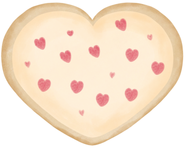 Coquette Valentine suluboya elementleri yumuşak pastel tonlar, aşk temalı çizimler, kartlar ve dekoratif tasarım projeleri için kadınsı ve romantik detaylar içerir.