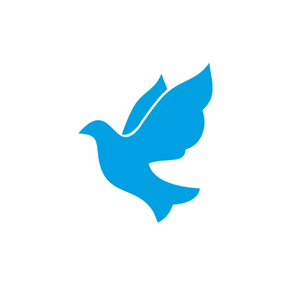 キリスト教のシンボル。鳩。聖霊. — ストックベクタ