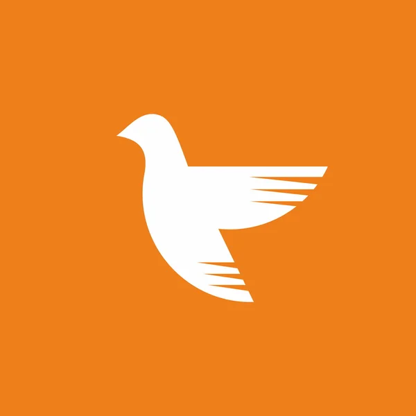 Christian symbols. Dove. Holy Spirit. — Stock Vector