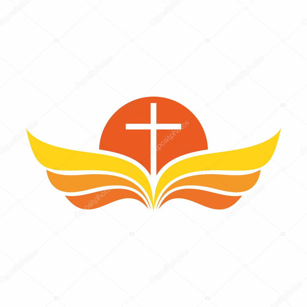 Church Logo Dawn Of The Church Of Christ Ascension On The Wings Stock Vector Image By C Biblebox 109902174