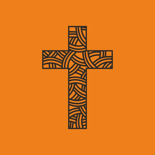 Kruis van Jezus Christus. — Stockvector