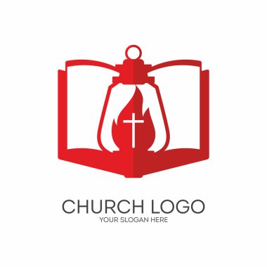 Kilise logosunu görmeniz gerekir. Hıristiyan sembolleri. İsa - dünyanın ışığı.