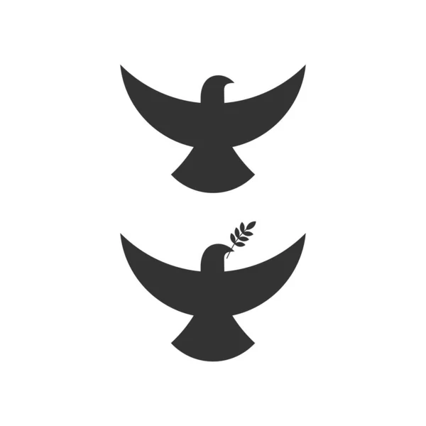 Colombe Symbole Paix Pureté Symbole Biblique Saint Esprit — Image vectorielle
